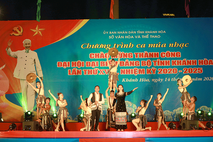 Music show marking success of the Khanh Hoa Province's 18th Party Congress