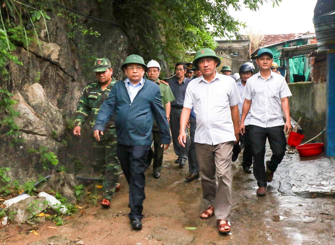 Provincial People's Committee Vice-Chairman checks Typhoon Molave response preparedness