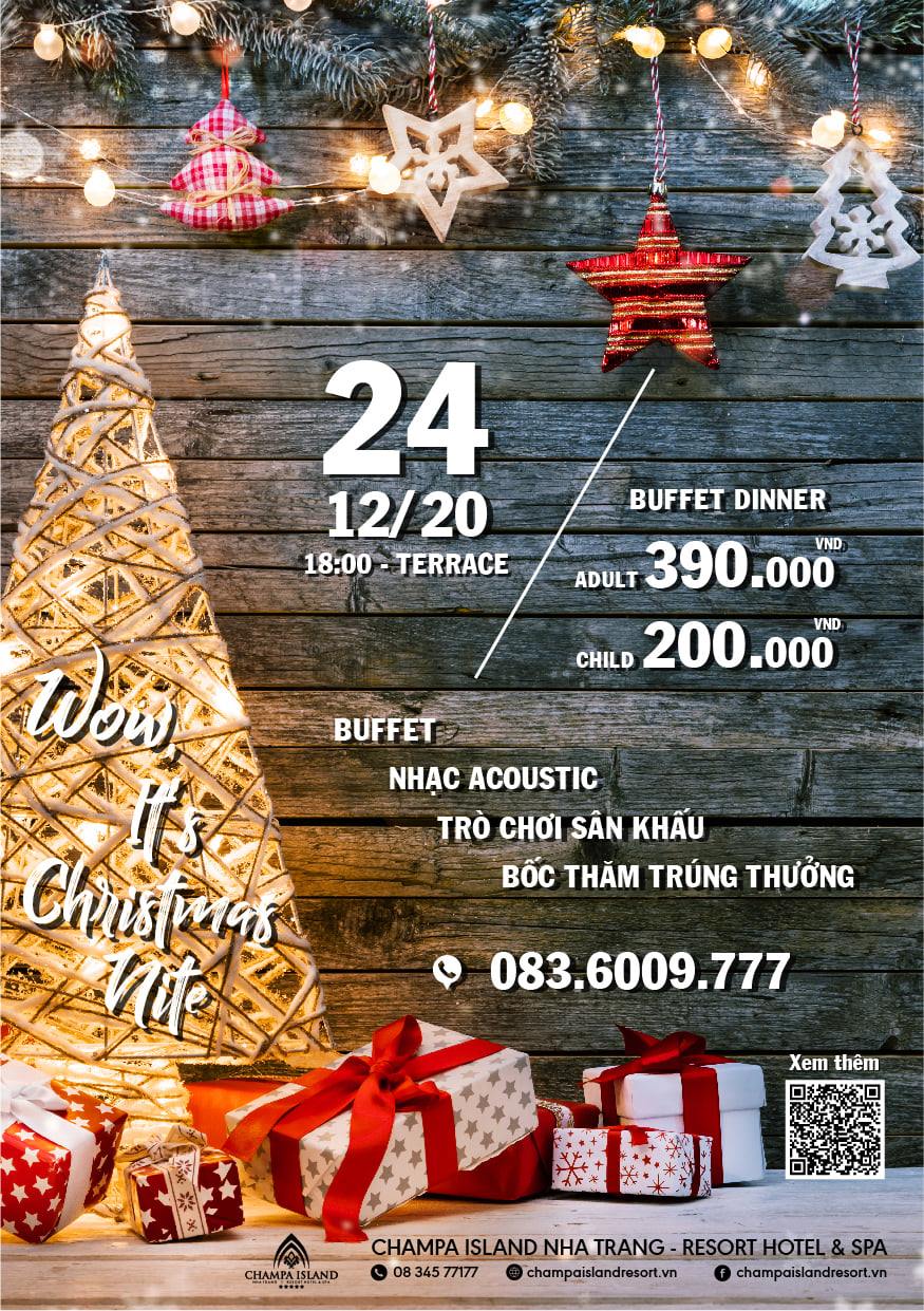 Merry Christmas buffet at Champa Island