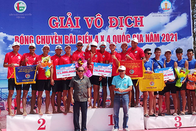 Sanvinest Khanh Hoa win National 4x4 Beach Volleyball Championships