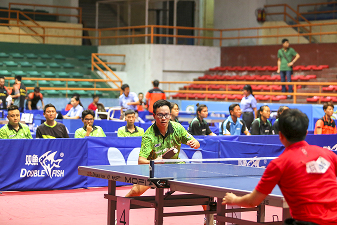 Khanh Hoa players at 2020 national table tennis tournament for strong teams 