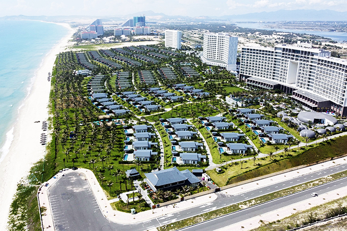 A view of Northern Cam Ranh Pennisula Tourist Area