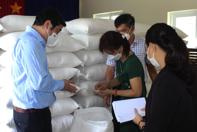Government's rice assistance reaching people infected by Covid-19