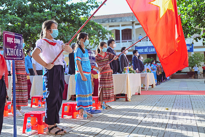 Flag-raising ceremony