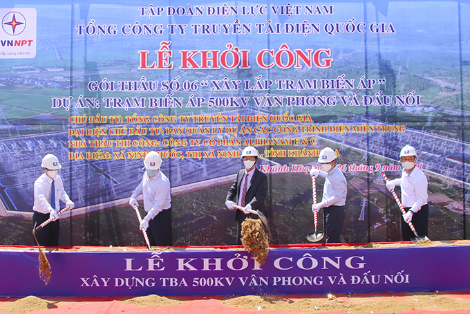 Groundbreaking ceremony of Van Phong 500kV substation and connection project