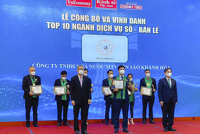 Khanh Hoa Salanganes Nest listed among Top 10 Vietnam Strong Digital Service - Retail Brand 2020-2021