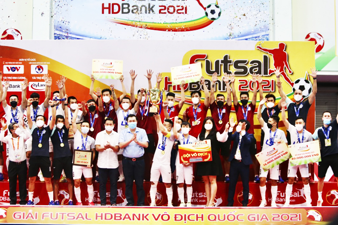 HDBank National Futsal Championship 2021 ends
