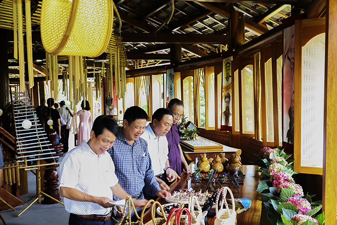 Cultural space at Truong Son Craft Village