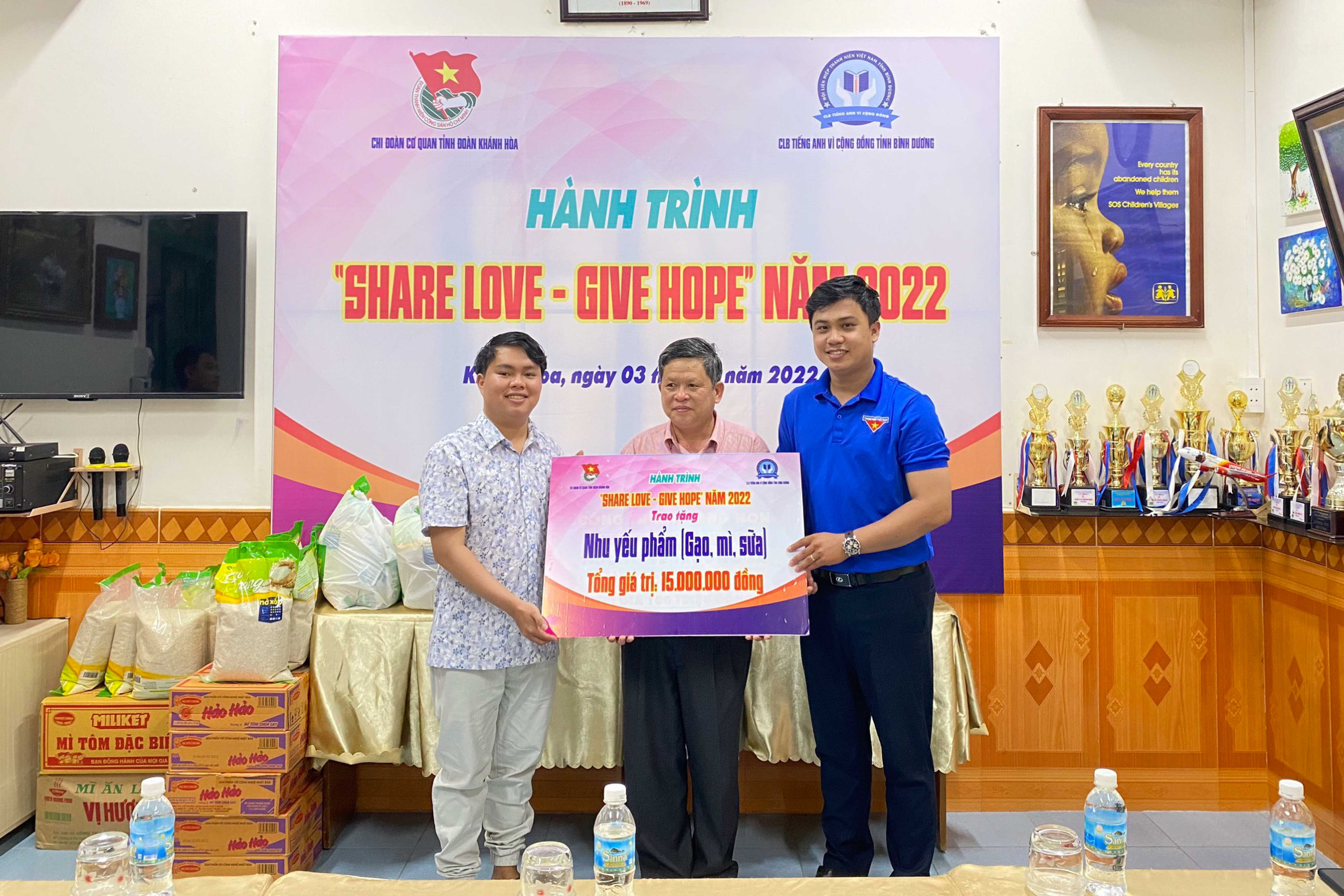 Necessities donated to SOS Children's Village Nha Trang