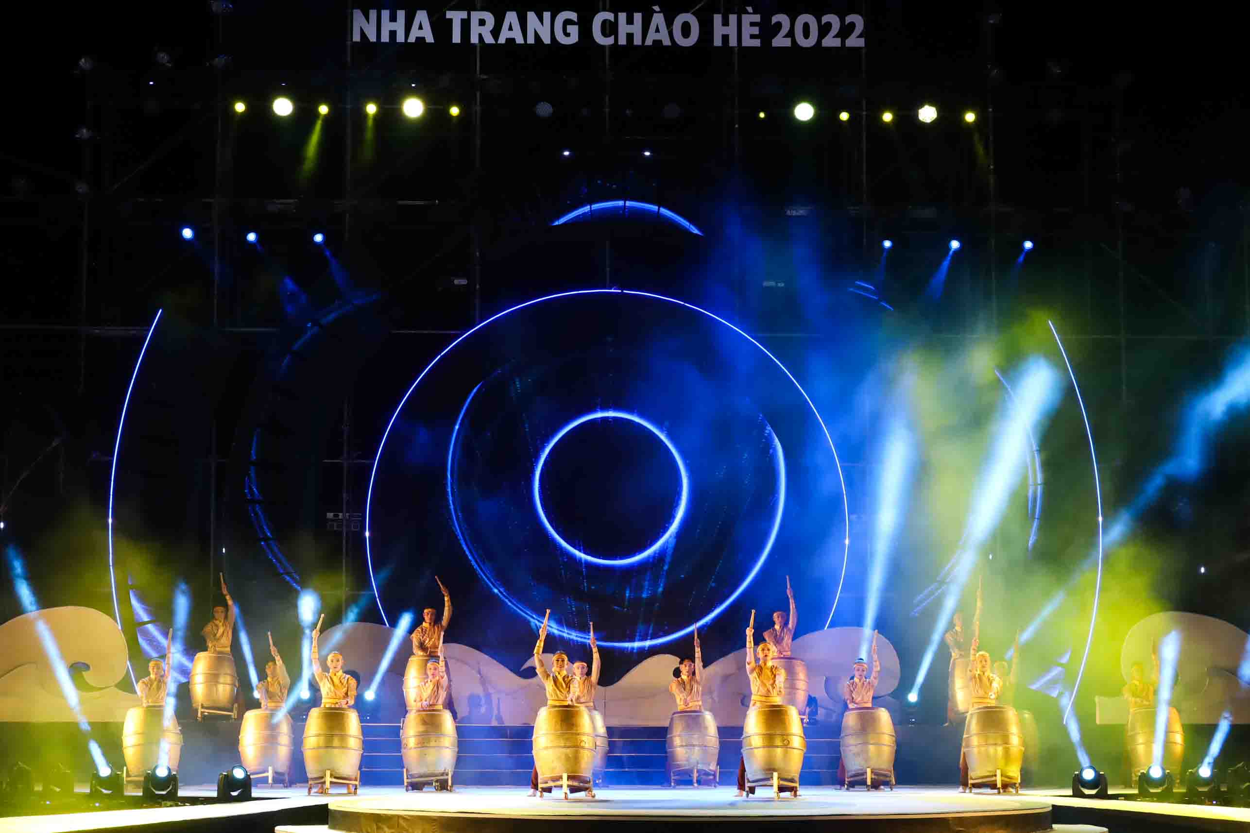 Drum performance at the opening ceremony