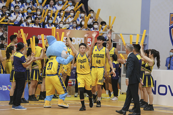 Nha Trang Dolphins making their first appearance in front of home spectators