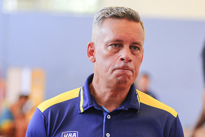 Todd Purves, head coach of Nha Trang Dolphins