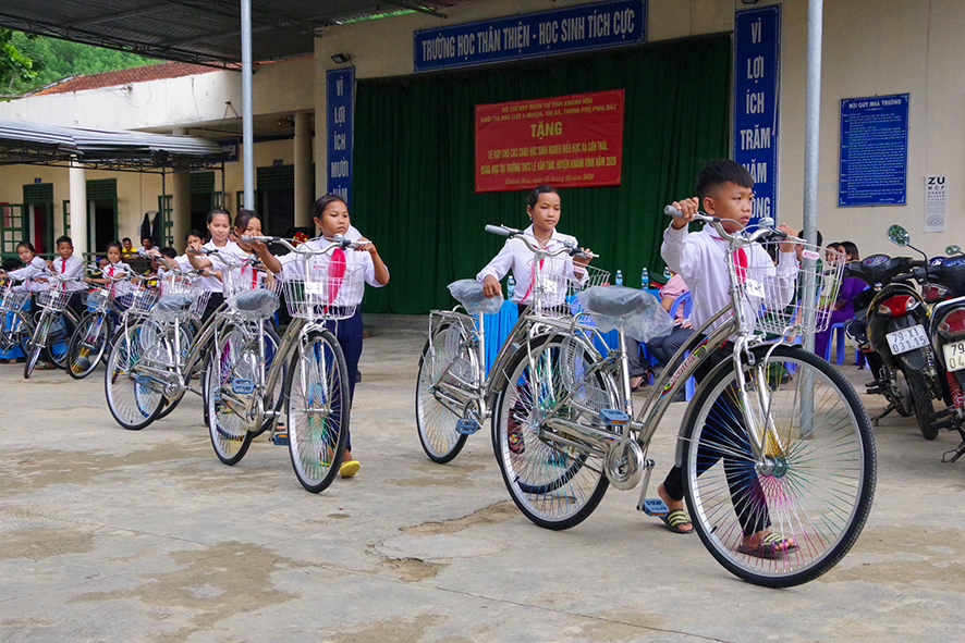 Bikes donated to Trade Union members' kids in need