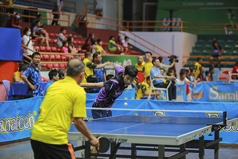 136 players join Khanh Hoa's table tennis club tournament 2022