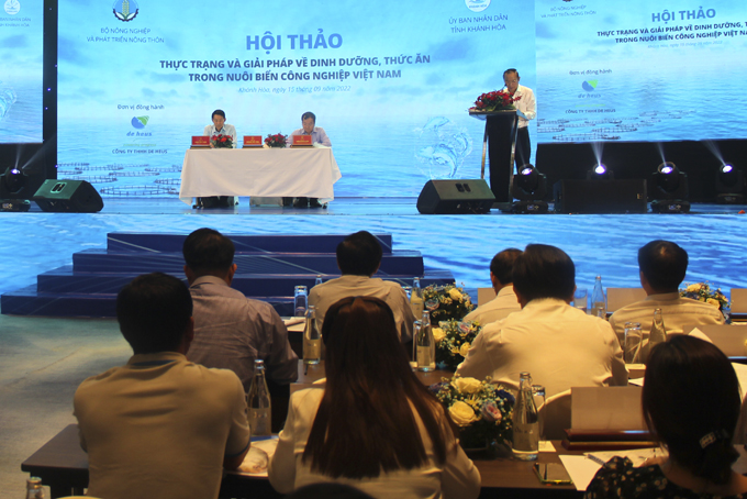 Seminar on nutrition and feed in industrial marine farming