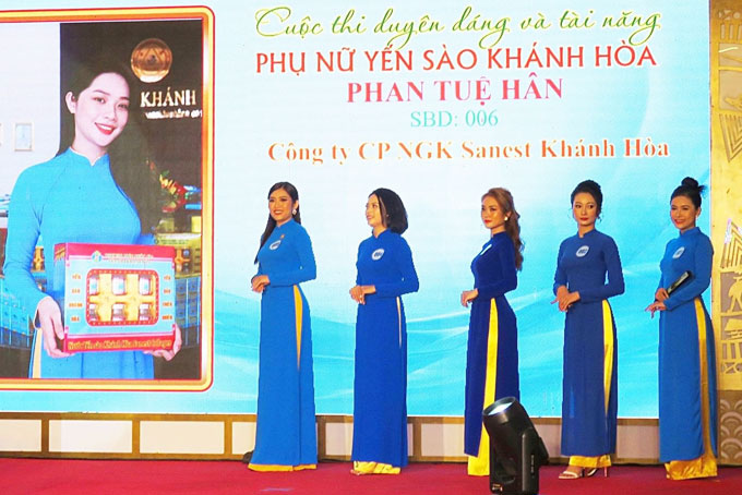 Khanh Hoa Salanganes Nest Company holds a contest on women's charm and talent 