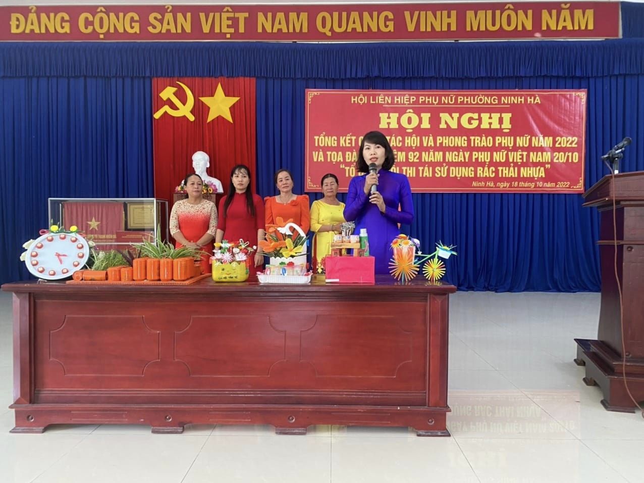 Meeting marking the establishment anniversary of Vietnam Women’s Union in Ninh Ha Ward