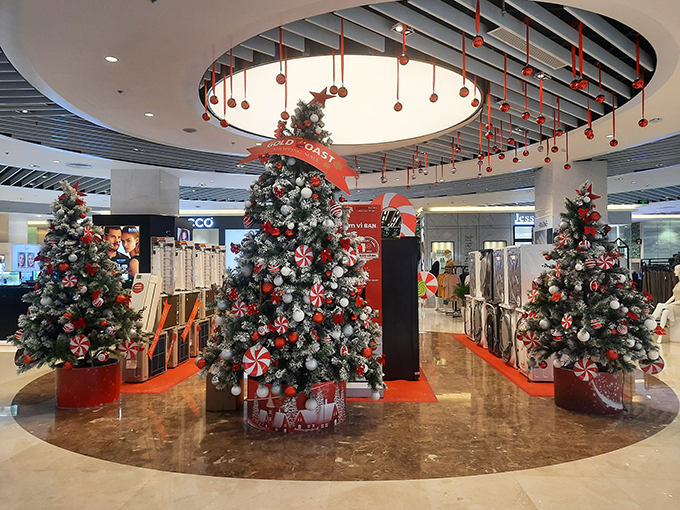 Christmas tree at Nha Trang Gold Coast