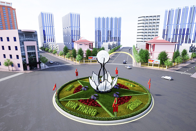 6-way intersection traffic island innovation to be completed before Lunar New Year 2023