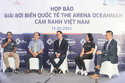 Press conference of The Arena OCEANMAN Cam Ranh Viet Nam 2023